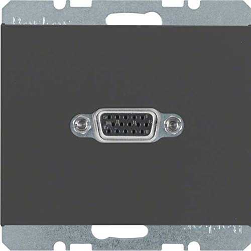 Berker 3315407006 VGA Steckdose K.1 anthrazit, matt Mesch Shop Berker 3315407006 VGA Steckdose K.1 anthrazit, matt Mesch Shop
